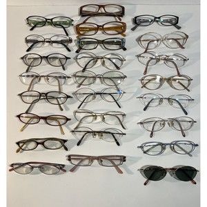 Vintage Lot of 25 Eyeglass Frames Jean Lafont, Kashiyama, Adensco + More